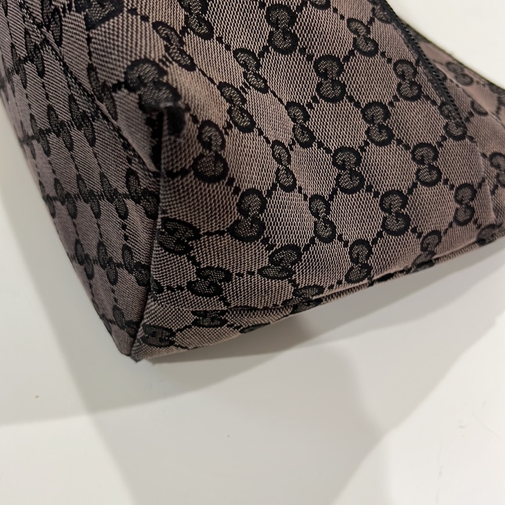 Vintage Gucci Monogram Bag Brown - Picture 7 of 10